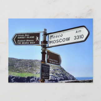 Dursey Island bis Moskauer Postkarte