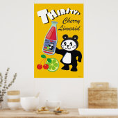 Durst? Happy Pandy Cherry Limeaid Poster (Küche)