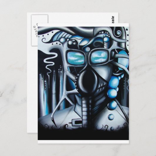 Durst im Sturm Postkarte (Vorne/Hinten)