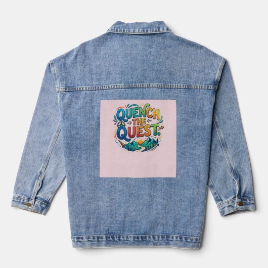 Dürste die Suche Jeansjacke (Rückseite)