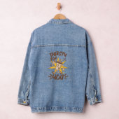 Dürstend Nach Dir Lustiger Romantischer Retro-Witz Jeansjacke (Hangar)