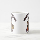 Dürstend nach Platten Kaffeetasse (Mittel)