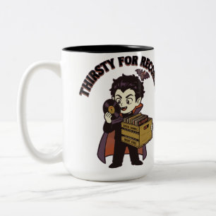 Dürstend nach Platten Zweifarbige Tasse