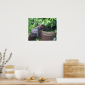 Durstig nach Arbeit Poster (Küche)