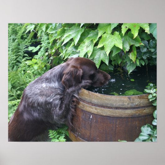 Durstig nach Arbeit Poster (Vorne)