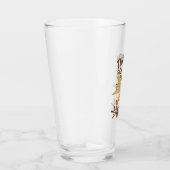 Durstig Nach Dir Lustiger Romantischer Retro-Witz Glas (Rechts)