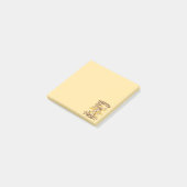 Durstig Nach Dir Lustiger Romantischer Retro-Witz Post-it Klebezettel (angewinkelt)