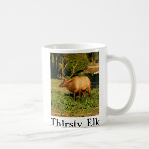 Durstige Elch-Kaffee-Tasse Kaffeetasse