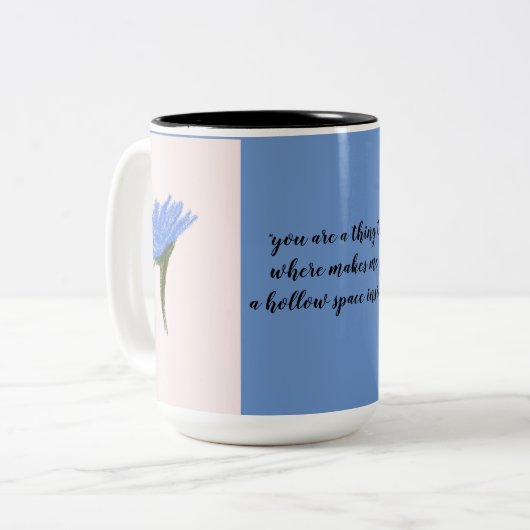 durstige Tasse (Vorderseite Links)