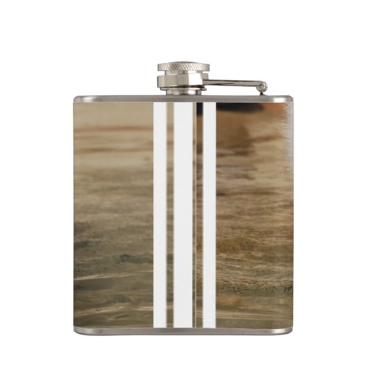 Durstiger Wolf Flachmann (Rückseite)