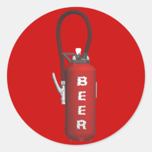 Durstlöscher Bier Runder Aufkleber