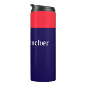 Durstlöscher Rot Blau Thermosbecher (Nach rechts gedreht)