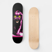 durtfree rosa Pantherbrett Skateboard (Vorderseite)