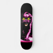 durtfree rosa Pantherbrett Skateboard (Vorderseite)