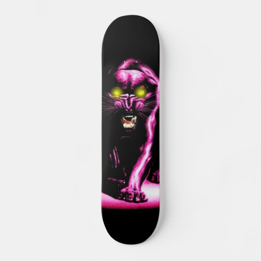 durtfree rosa Pantherbrett Skateboard (Vorderseite)