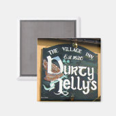 Durty Nelly's Pub Sign Magnet (Vorderseite/Rückseite)