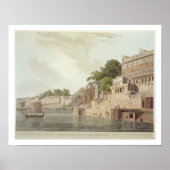 Dusasumade Gaut in Benares am Ganges, f Poster (Vorne)