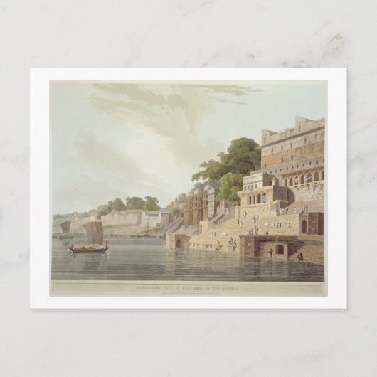 Dusasumade Gaut in Benares am Ganges, f Postkarte (Vorderseite)