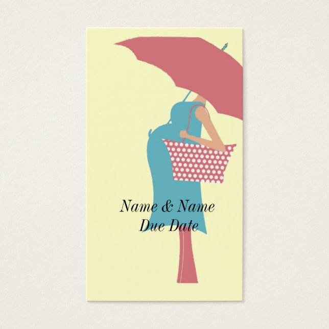 Duschankündigung (Vorderseite)