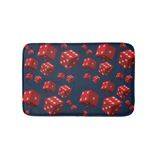 Duschbad in Dickblau Badematte (Vorderseite)