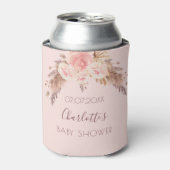 Duschbäder Pampas blush Rose Blumenname Dosenkühler (Kanne Vorderseite)