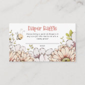 Duschbrasse Florals Coral Baby Dusche Windelwanne Begleitkarte (Vorderseite)