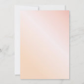 Duschbrause Rosa Blütengold geometrisch Einladung (Rückseite)