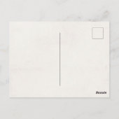 Duschbrause Rosa Dusche mit Blütenblüte Danke Postkarte (Rückseite)