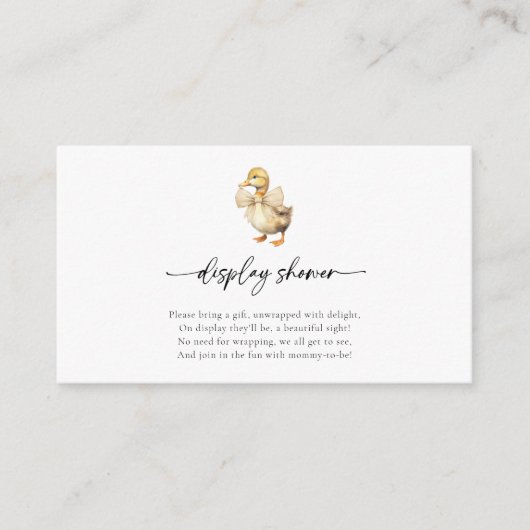 Duschdusche für Wasserfarben Begleitkarte (Vorderseite)