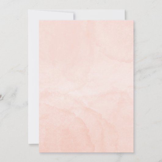 Dusche Aquarell Babydusche Danke, dass ihr ein Ged Dankeskarte (Rückseite)