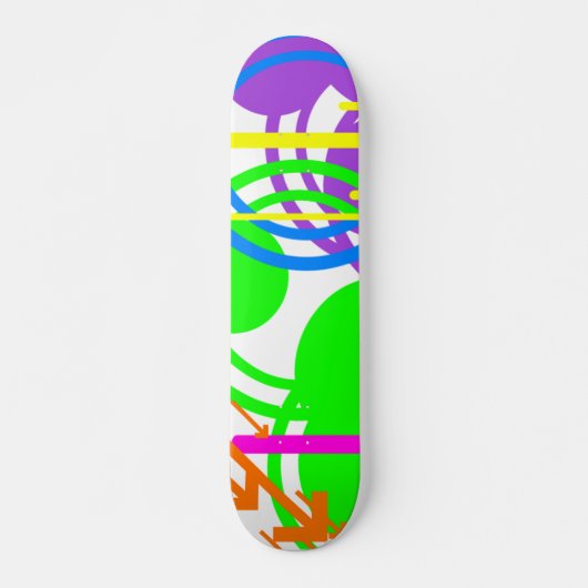 Dusche auf dem Farbskateboard Skateboard (Vorne)