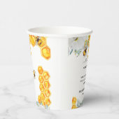 Dusche aus Bläschen-Honigwabendusche Pappbecher (Rechts)