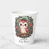 Dusche aus farbenfrohen Wäldern Pappbecher (Vorderseite)