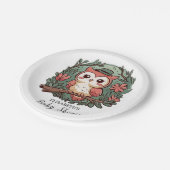 Dusche aus farbenfrohen Wäldern Pappteller (Schrägansicht)