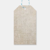 Dusche aus schwarzem Akryllisch-Bouquet Geschenkanhänger (Rückseite)