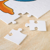 Dusche beim Baden mit Schwimmring Puzzle (Seite)