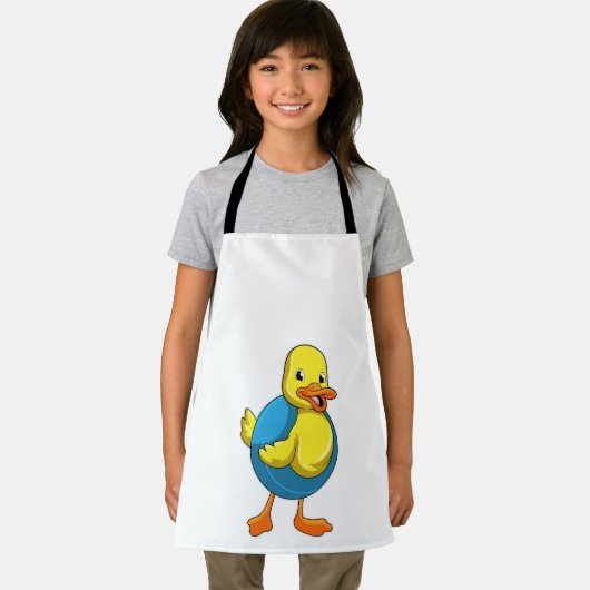 Dusche beim Baden mit Schwimmring Schürze (Insitu)