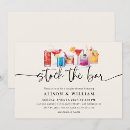 Dusche | Bestand des Bar Einladung