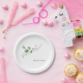 Dusche Botanisch Pappteller (Party)