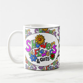 Dusche der Blumen-Tasse Kaffeetasse