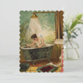 Dusche der Braut Einladung (Stehend Vorderseite)