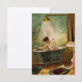 Dusche der Braut Einladung (Vorne/Hinten)