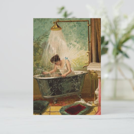 Dusche der Braut Einladung (Stehend Vorderseite)