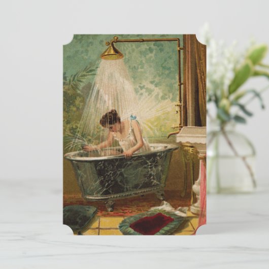 Dusche der Braut Einladung (Stehend Vorderseite)