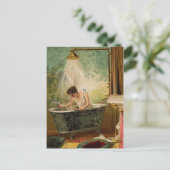 Dusche der Bride Postkarte (Stehend Vorderseite)