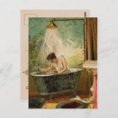 Dusche der Bride Postkarte (Vorne/Hinten)
