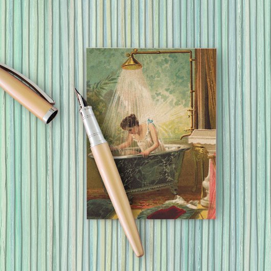 Dusche der Bride Postkarte