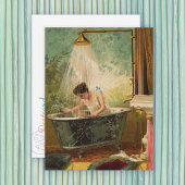 Dusche der Bride Postkarte