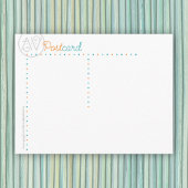 Dusche der Bride Postkarte