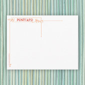 Dusche der Bride Postkarte